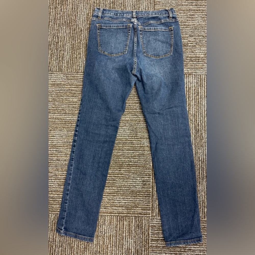 Karen Kane Women’s size 12 Straight Leg Jeans in Dark Blue - Picture 3 of 7